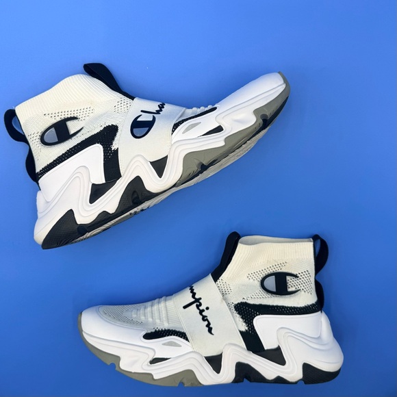 Champion Other - Champion Hyper Future Hi White/Black Mens 10.5 M Like New